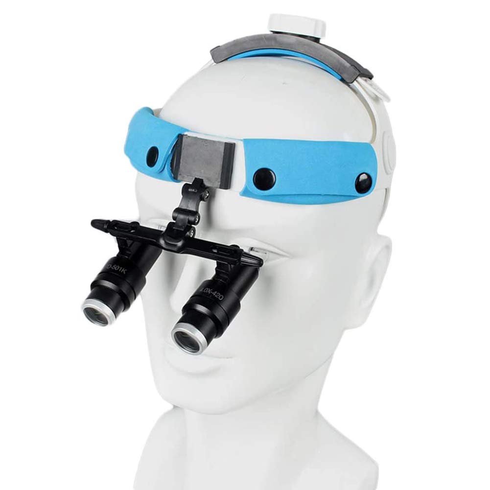 Medical Magnifier Dental Surgical Binocular Headband Loupes 4x 6x Magnifying Glass for Stomatology, Gynecology, Cardiology, Brain Surgery and Ophthalmology
