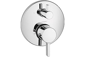 hansgrohe Ecostat Modern 2-Handle Thermostat Valve