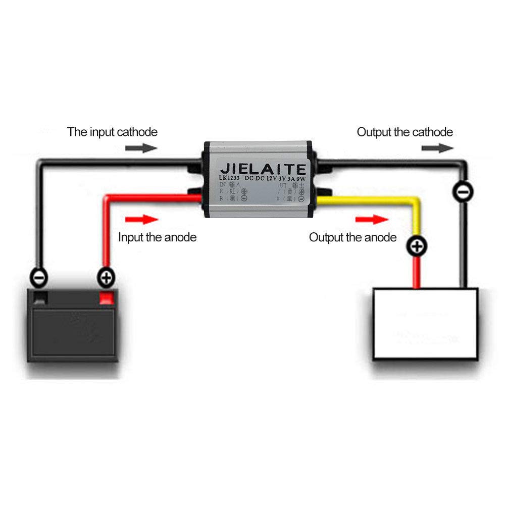 RUISINERY IP68 Waterproof Buckk Converters 12V To 5V 5A 25W Power Supply Converters Module For Car Led Dispaly Motor