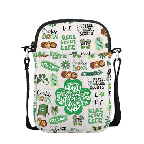 POFULL Cookie Boss Crossbody Bag Girl Troop Leader Gift Cookie Lover Gift