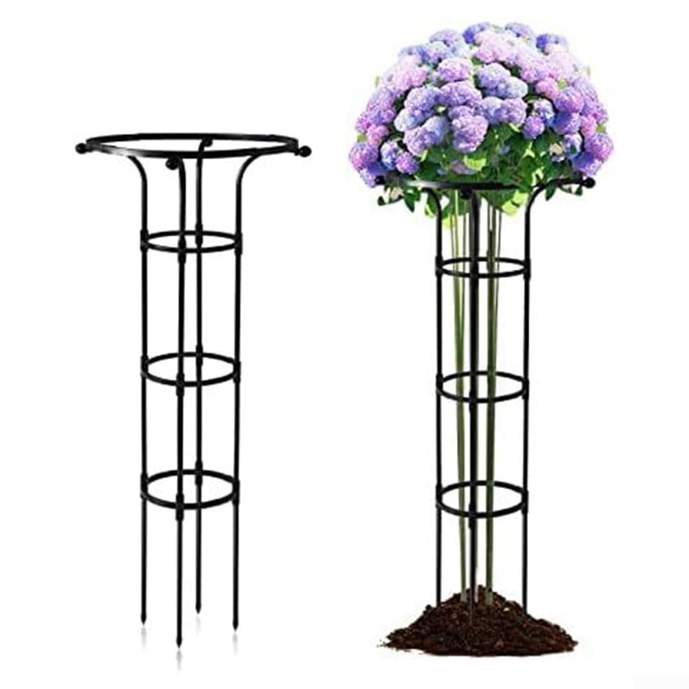 Tutore Nero 90cm per Piante Rampicanti PVC Tutore Nero 90cm per