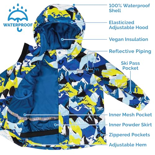 JAN & JUL Waterproof Ski Jacket, Insulated Snow Coat for Toddlers3