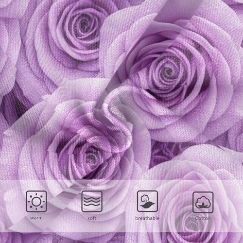 Vivid Flowers Purple Floral Girls Underwear Toddler 2t Cotton Little Girl Panties Artistic Kids Briefs Undies3