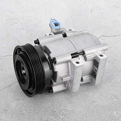 AC Compressor, Durable Air Conditioning Compressor for Hyundai Santa Fe V-6 2.7L 2001-2006 Vehicle Replacement Accessories Easy to Install 5512440 CO 10957SC