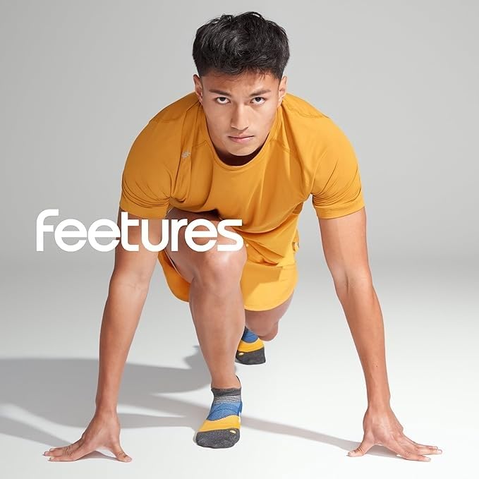 Image of Feetures Elite Light Cushion Mini Crew Sock - Sport Sock with Targeted Compression