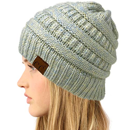 Image of Hatsandscarf CC Exclusives Solid Color Beanie Tail Hat for Adult (MB-20A)