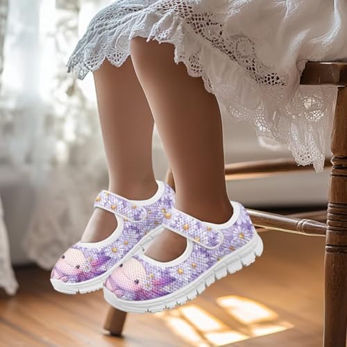 Girls Shoes,Girl Single Buckle Walking Shoes Cute Toddlers Kids Mary Jane Shoes Dance Shoes Size 11 to 152