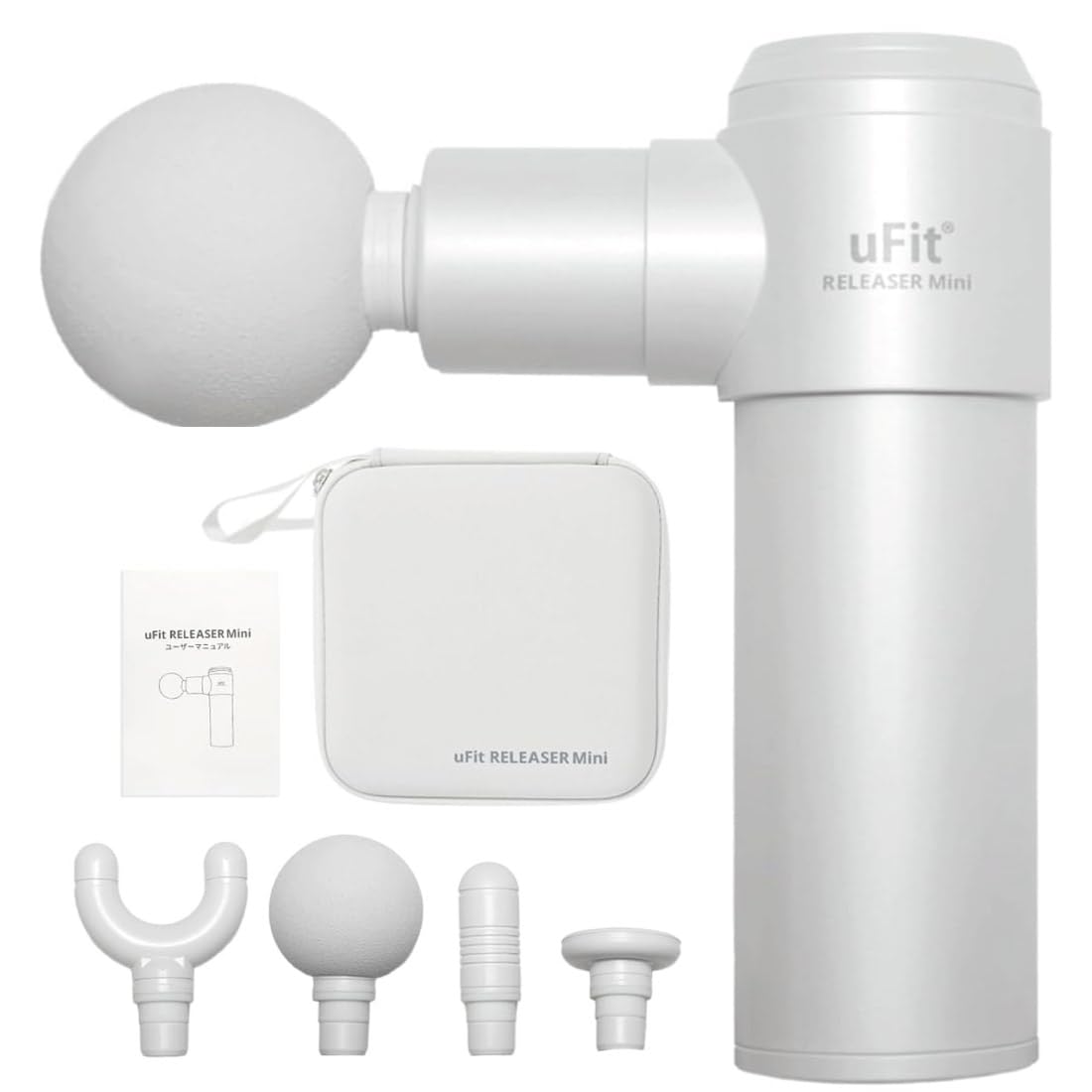 uFit RELEASER Mini マッサージガン Amazon | 【日本国内ブランド】uFit RELEASER Mini 筋膜リリースガン
