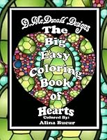 D. McDonald Designs The Big Easy Coloring Book of Hearts 1724541641 Book Cover