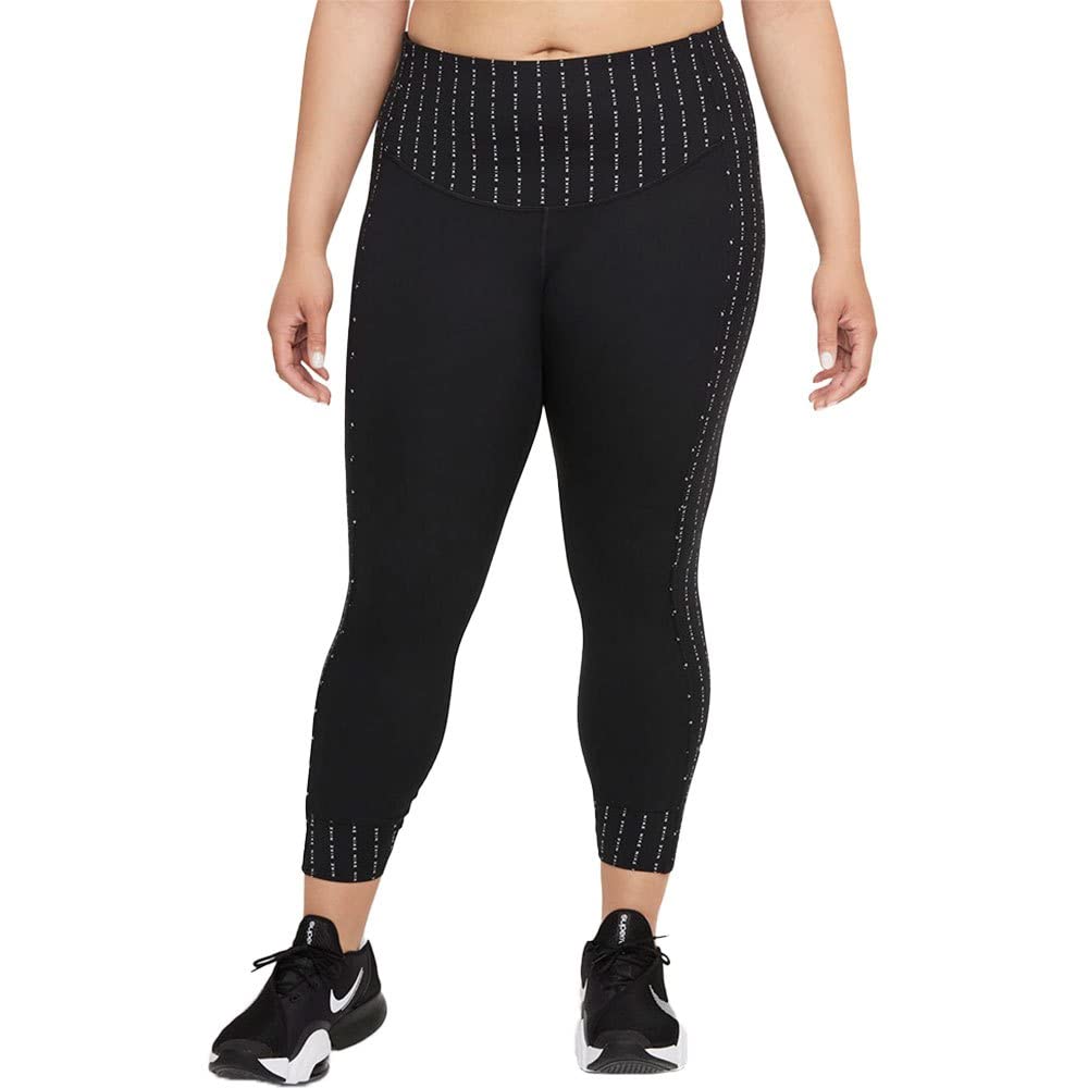 NIKE W NK ONE LX DF ICNCLSH MR 7/8 - Leginsy Kobiety