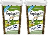 Temptations MIXUPS Crunchy and Soft Cat Treats Catnip Fever Flavor, 30 oz. Tub (Pack of 2)