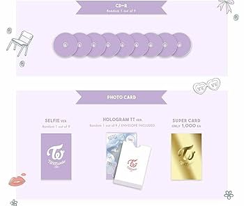 Amazon.com: TWICE - TWICECOASTER : LANE 1 [Random ver.] (3rd