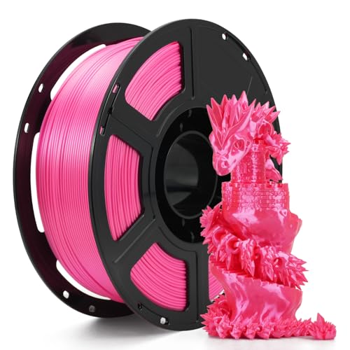 Image of FLASHFORGE Silk+ PLA Filament 1.75mm Pink, Silky Texture 3D Printing Filament, Enhanced Layer Adhesion with Stunning Surface Finish; Chrome-Like Brilliance and Silk-Smooth Perfection