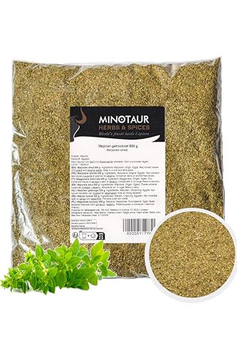 Minotaur Spices | Majoran | 2 x 500g (1 Kg) | getrocknet und gerebelt