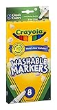 Crayola Ultra-Clean Washable Markers, Color Max, Fine Line Classic Colors 8 Ea (Pack of 24)