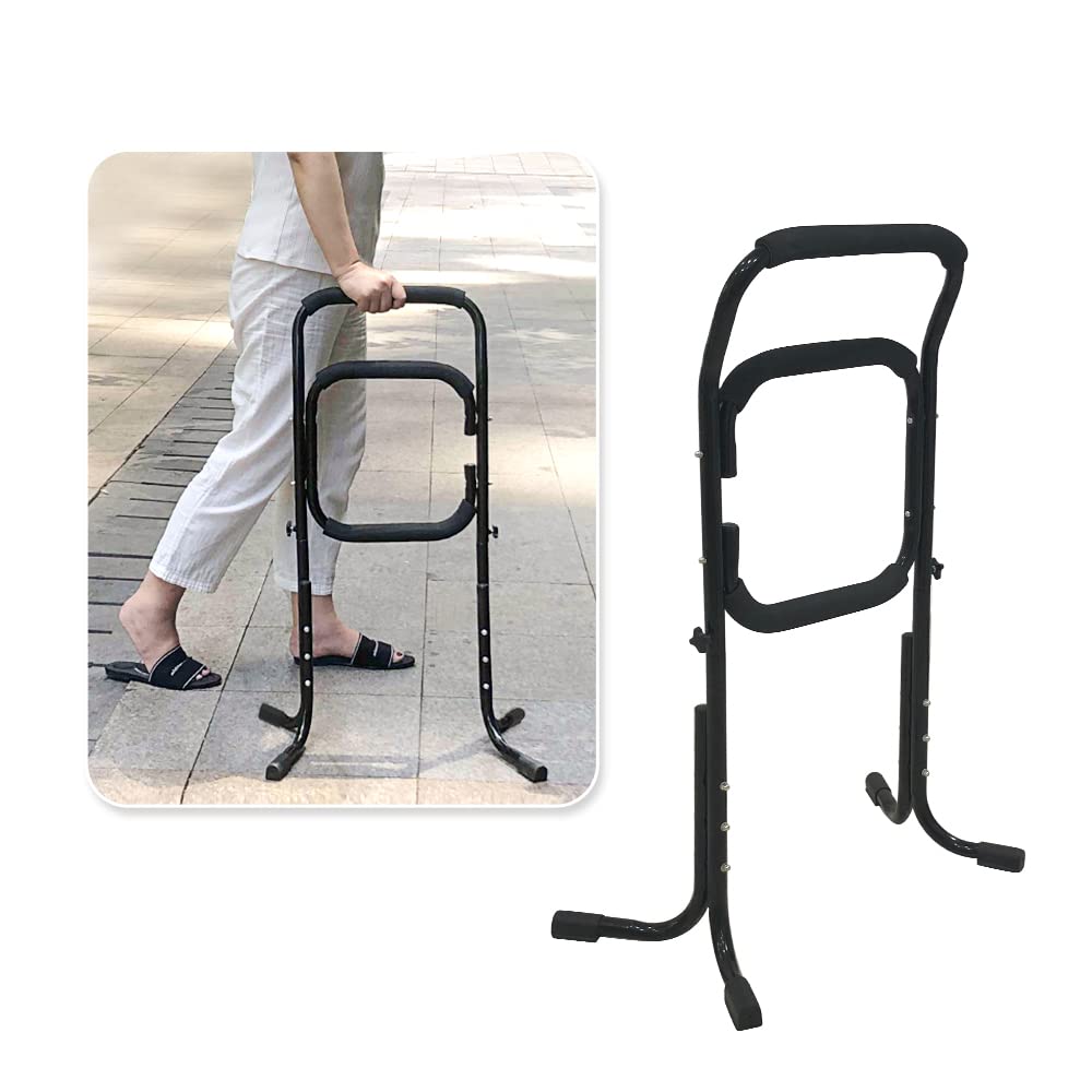 elderly person using a walking cane with assistive technology features
