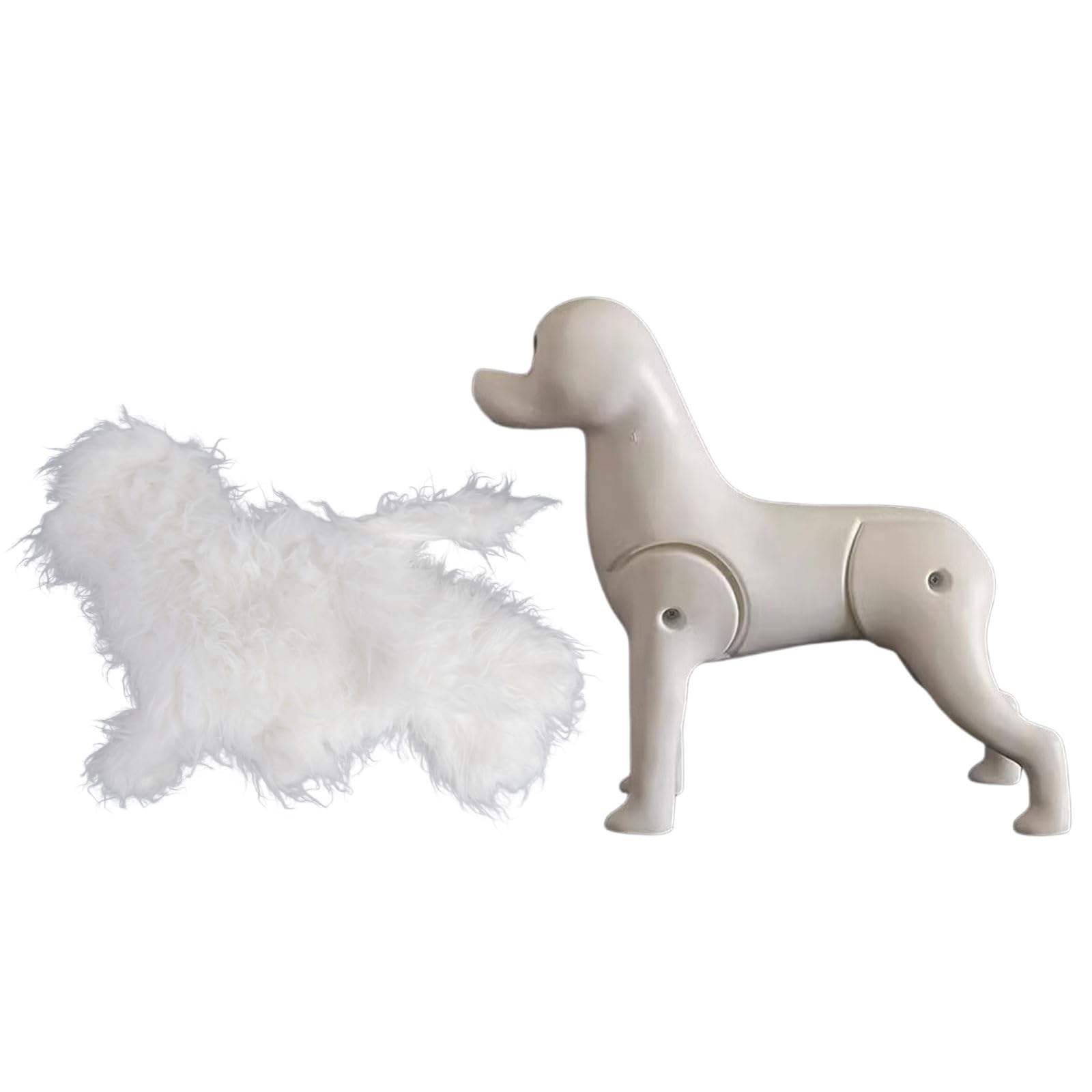 Pudelpflege Übungsmodell mit Strong, Bichon Frize White b