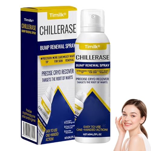 Timilk ChillErase Bump Renewal Spray Timilk Skin Tags Remove Spray Professional Warts & Moles Remove Spray Natural Soothing And Cooling Spray for Skin Tags for All Skin Types (1 Pcs)