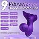 Butterfly Vibrator für Klitoris Stimulation,Tragbares Leise Stark Höschen Vibrator mit APP Fernbedienung Sex Spielzeug für Die Frau mit 9 Vibrationsmodi Sex Toy Sexspielzeug für Erwachsene für Paare