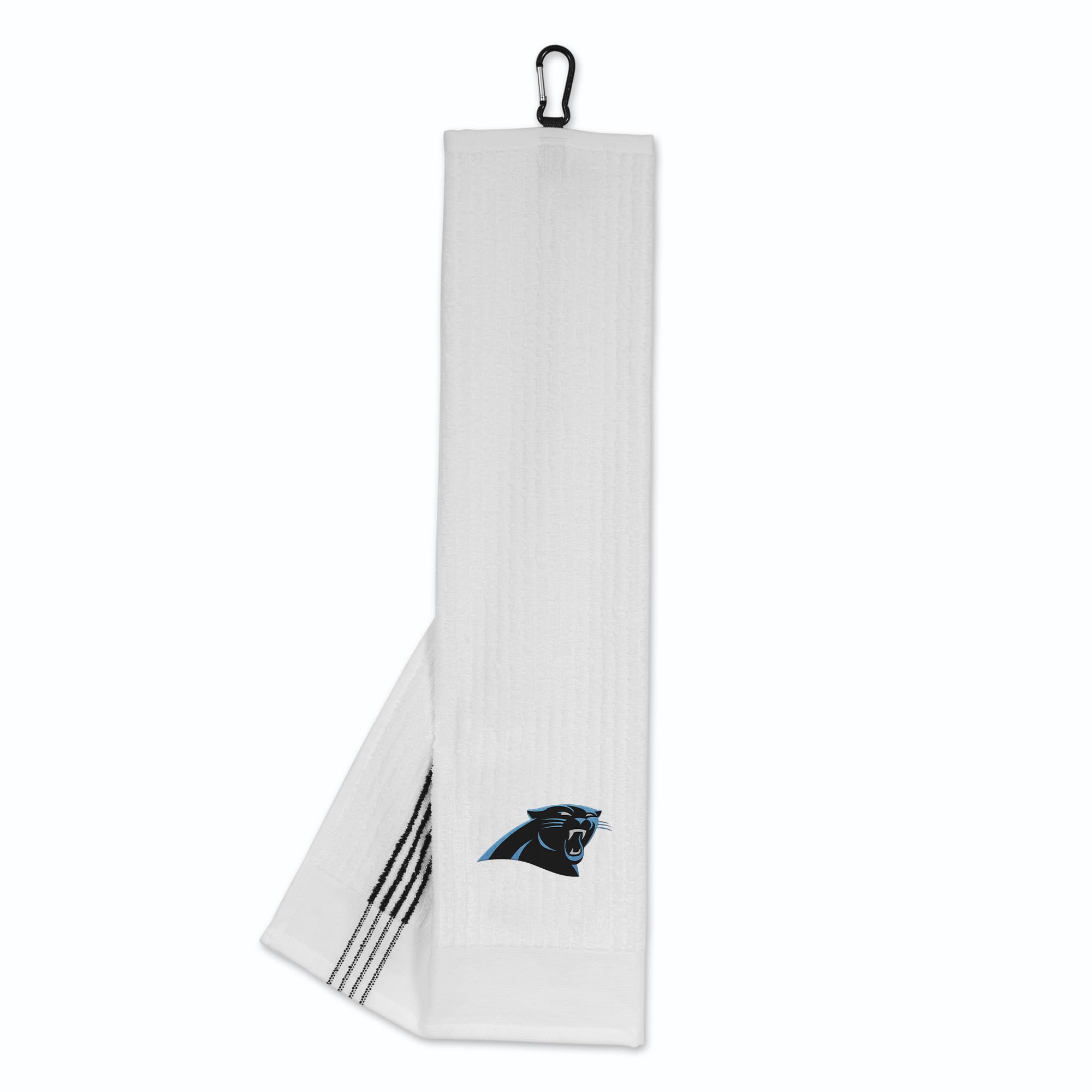 Team Effort Palm Beach Golf Embroidered Towel NFL Carolina Panthers