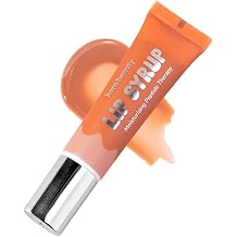 Kara Beauty Lip Syrup Moisturizing Peptide Therapy, Hydrating Gloss with Peptides & Shea Butter for Soft, Plump Lips, Nourishing Lip Care, Plumper Gloss, Moisturizer & Tinted Balm Shine Soft Brown
