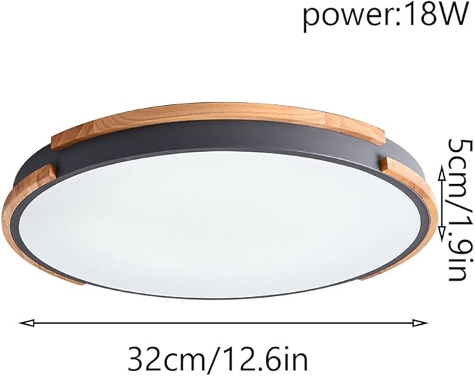CSSYKV Eenvoudige Ronde LED-inbouwplafondlamp Ultradunne Driekleurige Lamp Energiebesparende Plafondlamp 27W 2600lm Platte Moderne Ronde Verlichtingsarmatuur Slaapkamer Woonkamer Balkon Gang CSSYKV photo 3