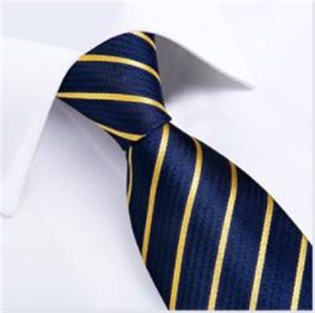 Corbata de seda para hombre, pañuelo informal, gemelos, traje, fiesta de negocios, corbata de boda para hombre