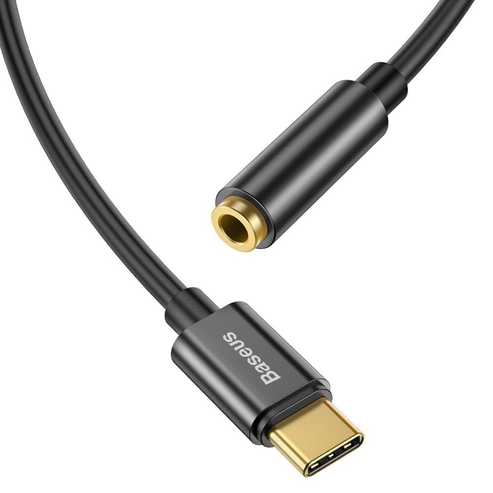 Baseus L54 Usb C AUX kulaklık Adaptörü Usb C 3.5 jack ses kablosu
