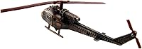 Vista 3 de Treasure Gurus Metal UH-1A Helicóptero Miniatura Réplica Die Cast Sacapuntas