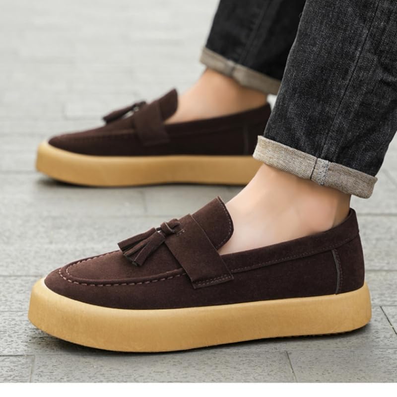 Large-Size Men's Fashionable Thick-Soled Casual Shoes | Comfortable Street-Style Sneakers4