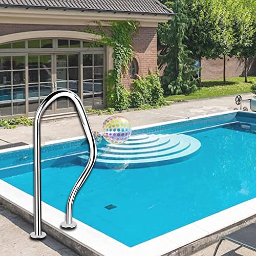 Barandal para piscina de acero inoxidable 31.5"x18.5" miniatura 1