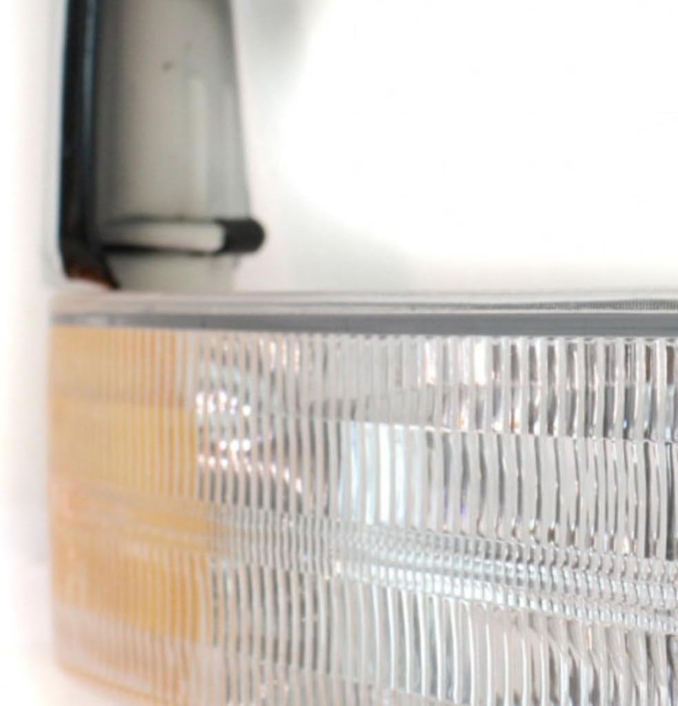 For Ford F-250/F-350 Super Duty 2002 2003 2004 Turn Signal Light Passenger Side | Lens/Housing | Clear & Amber Lens | Replacement For FO2521169 | 2C3Z13200AA
