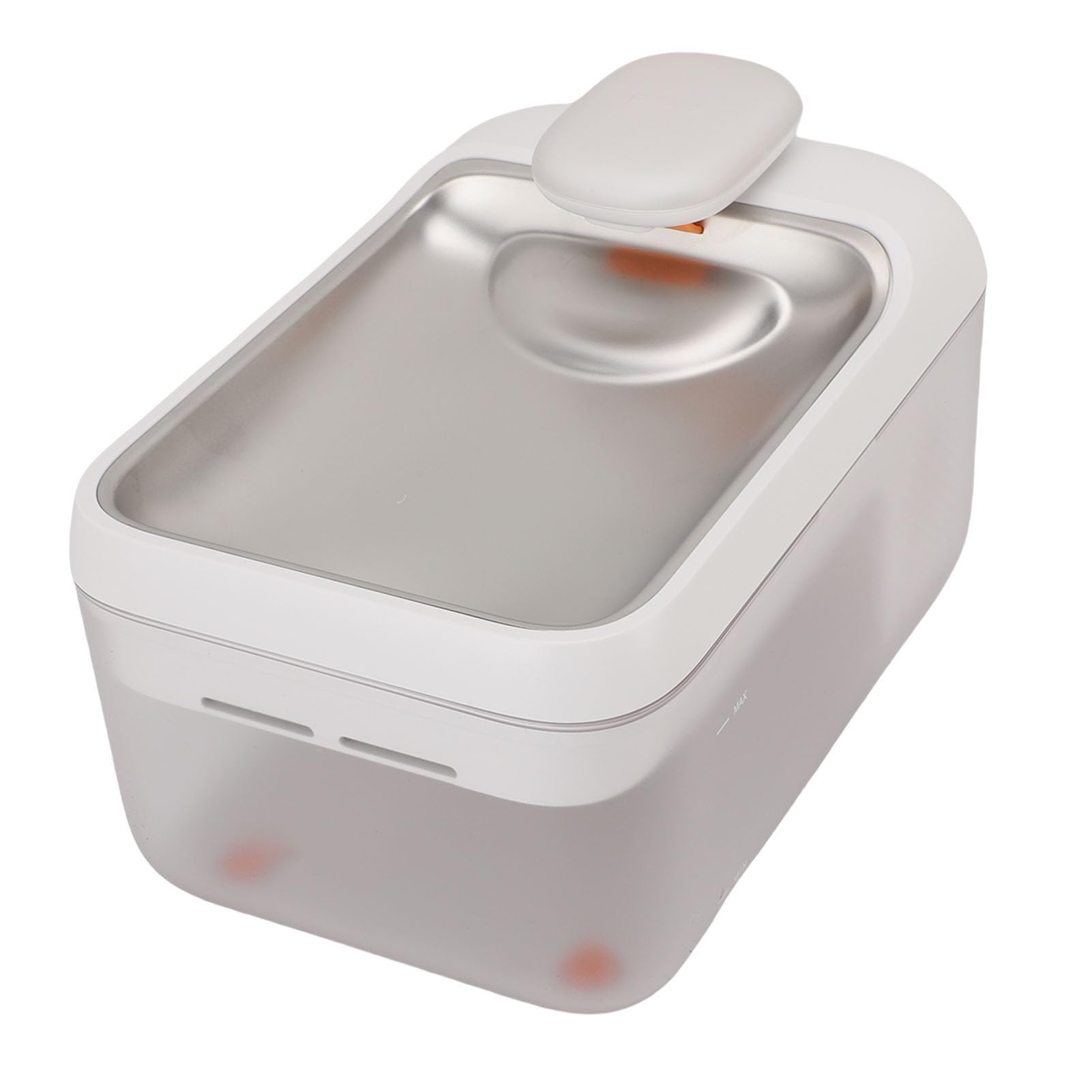 aqxreight Fuente para Gatos 4 5L de Gran Capacidad, Cuenco Silencioso de Acero Inoxidable, Dispensador Automático para Mascotas para Perros Grandes, Gatos a Power It Water Jus Fuente para para