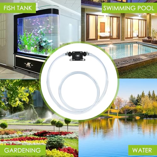 Bohrmaschinenpumpe mit 2 m 3/4 Schlauch, Mini Elektrische Bohrpumpe Schnelle Pumpgeschwindigkeit für Wasser Max Leistung 2000L/H