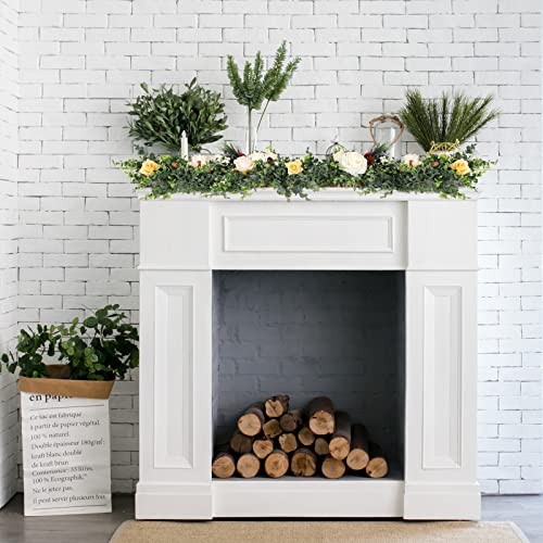 Whonline 3 Packs 18Ft Eucalyptus Garlands Greenery Garland Fake Vines Faux Hanging Plants For Wedding Table Backdrop Arch Wall Party Home Décor (Dark Green) #TOP5