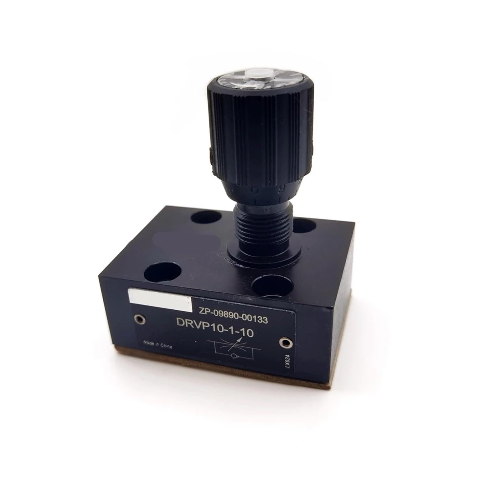 Vanne papillon DRVP10-1-10 pour stopper les retours de fluide sur plaque hydraulique