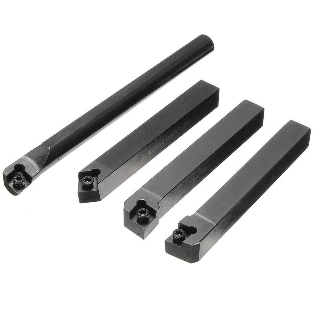 Lot de 18 outils de tournage CNC CNC pour tournage en carbure avec 4 inserts en carbure indexable et 10 forets en mMétal dur CCMT09T304 (18pcs)
