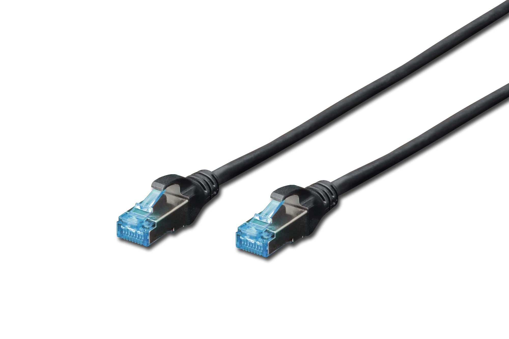 Digitus 1 m CAT5e SF/UTP network cable – (1 M, CAT5E, SF/UTP (S-FTP), -20 – 60 °C, -40 – 85 °C, 10 – 85%) Black