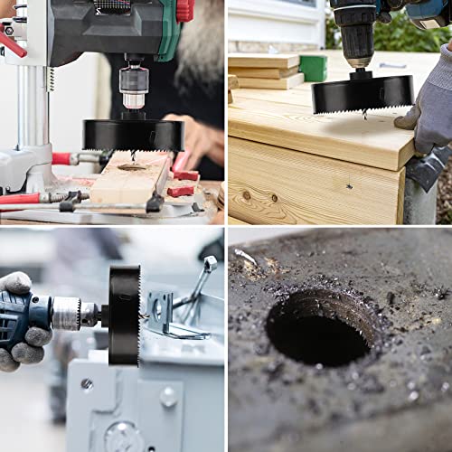 Cprosp 6'' Hole Saw With Heavy Duty Arbor,Hss Bi-Metal Holesaw Drill Bits For Wood,Plastic, Drywall, Thin Metal, 155Mm Hole For Recessed Lights #TOP7