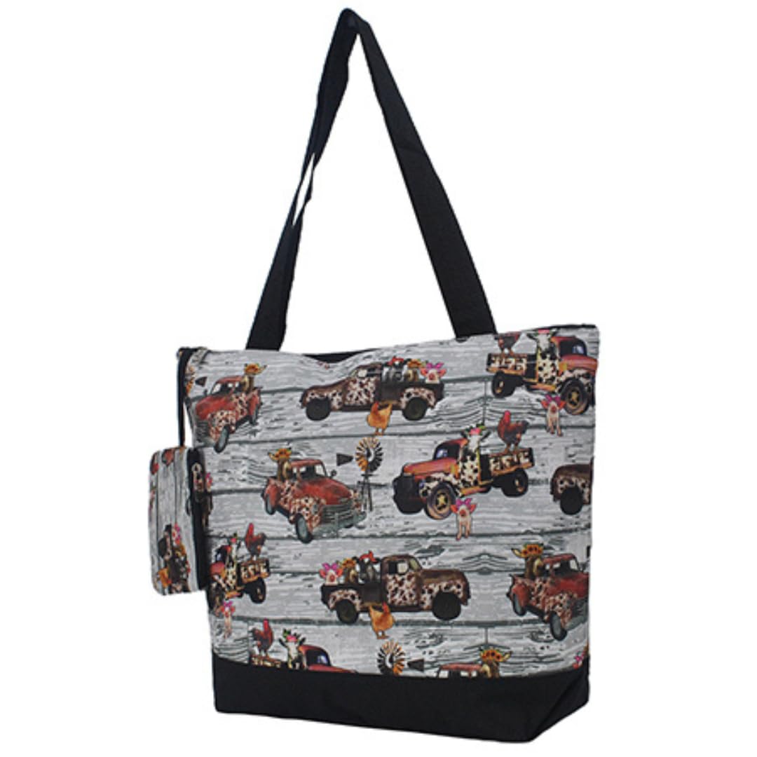 NGIL Medium Canvas Tote Bag with Coin Purse