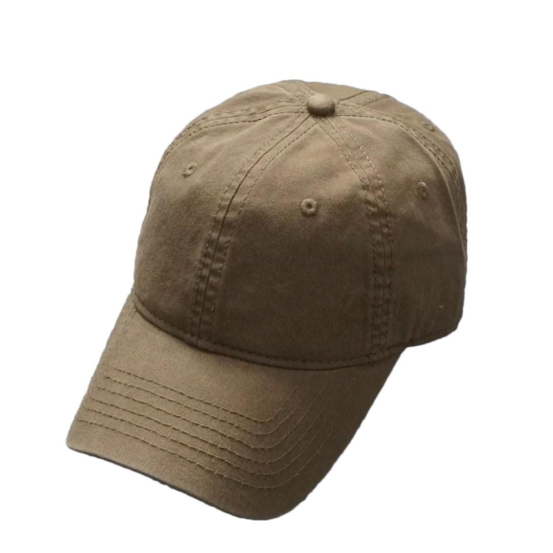 Cappellino da baseball sportivo da uomo, in morbido cotone, modello Gorras Hombre Casquette, Marrone e grigio., Taglia unica