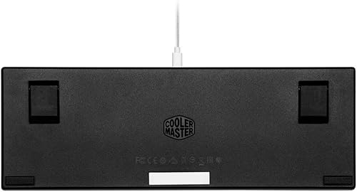 Miniatura 6 de Cooler Master SK620 - Teclado mecánico para juegos de perfil bajo, 60% plateadoblanco, interruptores azules clic, RGB personalizable, diseño