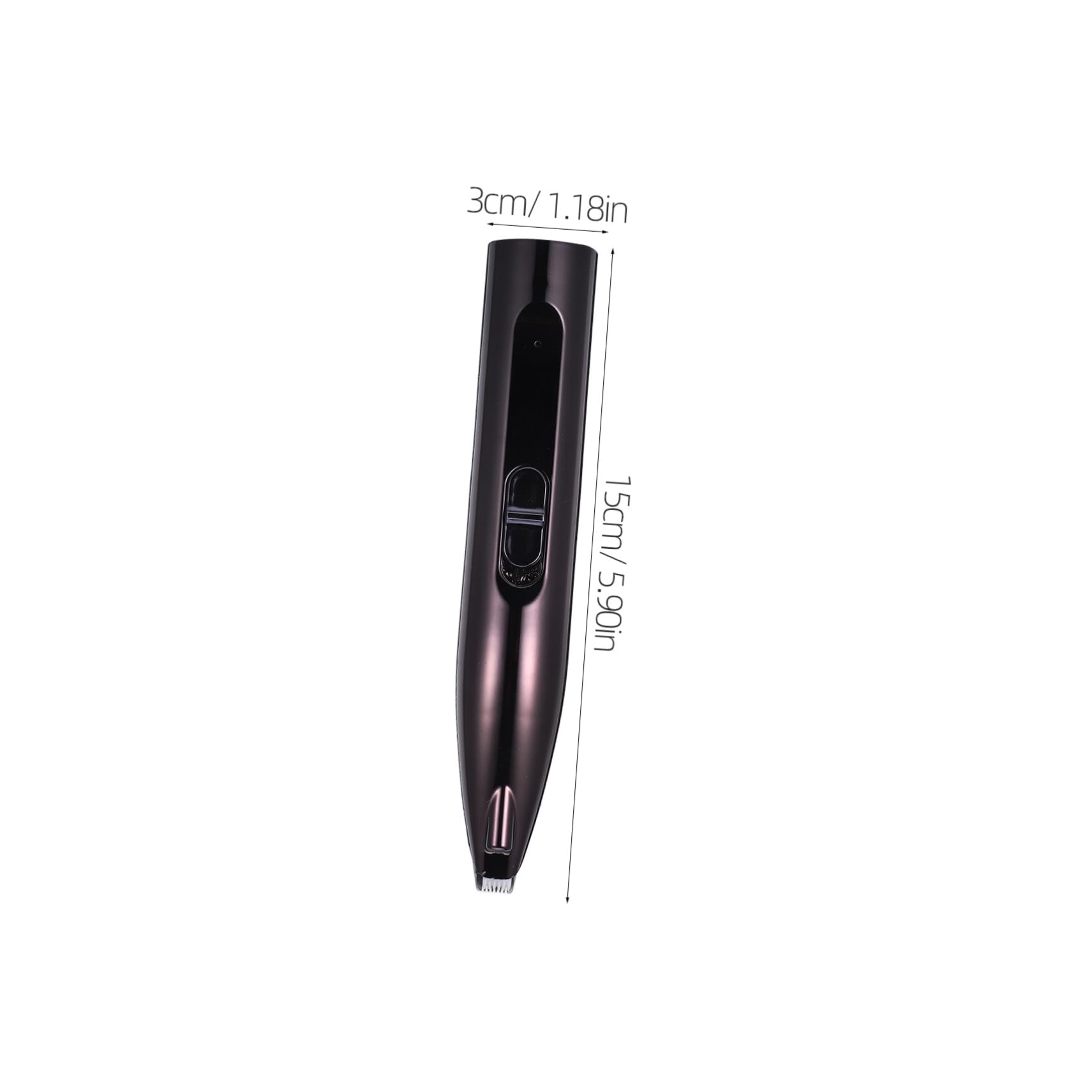 VICASKY Pet Hair Shaver Electric Trimmer for Dogs Cats Quiet Cordless Grooming Clipper for Face Paw Ear USB Rechargeable Pet Grooming Supplies Black