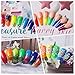 Makartt Poly Nail Gel Kit 30ML 7 Rainbow Bright Colors Gel Builder for Nail Extension Neon Red Blue Purple Orange Yellow Green DIY Gel Nail Kit Salon Use or DIY Nail Art at Home Supplies