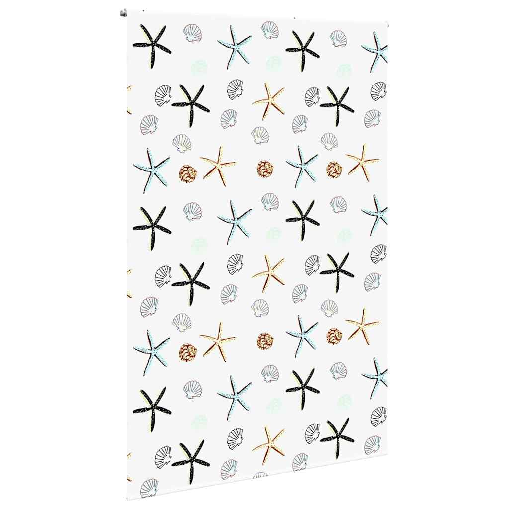Cortina de ducha enrollable (PEVA, 150 x 240 cm, ancho de la tela de 146 cm, riel de aluminio, para baño, ventana, puerta, puerta de balcón)