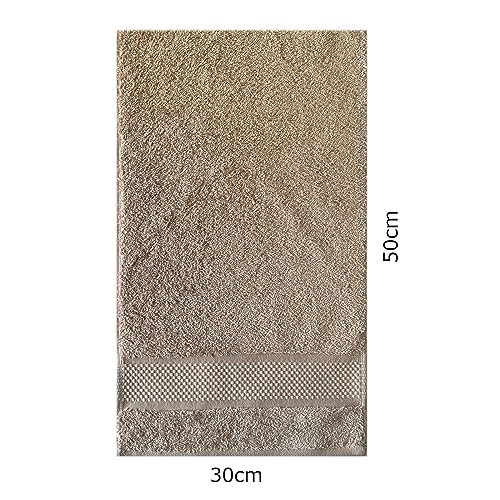 Sue Rossi Guest Towels 30 x 50cm Set Of 2, Organic Turkish Combed Cotton, 600gsm Thick - Image 3