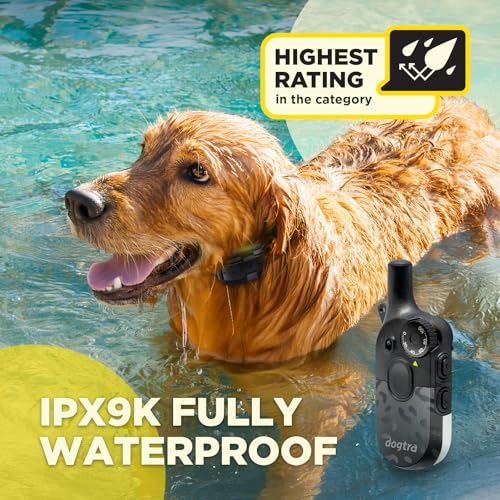 Image of Dogtra 200iQ Remote Training E Collar - 100 Levels, Tone, Vibration, 1 /2 Mile Range - Compact, Waterproof, One-Handed Control for Dogs 10 lbs+ - Lightweight Design for Daily Training - Black Leopard