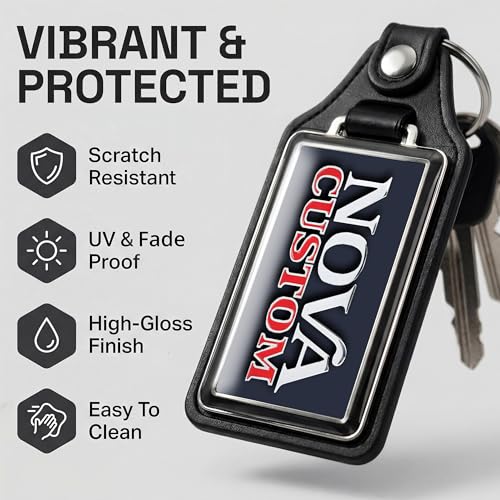 Image of Brotherhood Car Key Chain for Nova - Classic Models Keychain for Men and Women Gift Key Ring