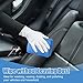 Riakrum 32 Pieces Microfiber Applicator Pads Detailing Car Wax Sponge for Car Ceramic Coating Applicator Tire Shine Cleaning Pad for Applying Wax Foam(Blue)