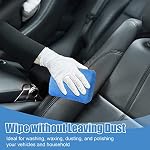 32 Pcs Microfiber Applicator Pads, Blue - Image 4